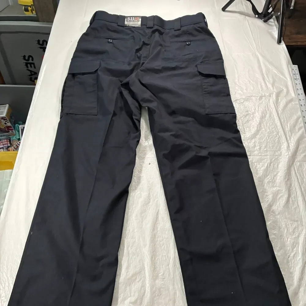 5.11 Tactical B-Class PDU Taclite Ripstop Pant Midnight Navy Size 38 UNHEMMED